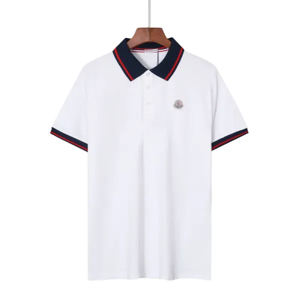 Moncler Logo Polo Green Polo Polo Shirt - 19