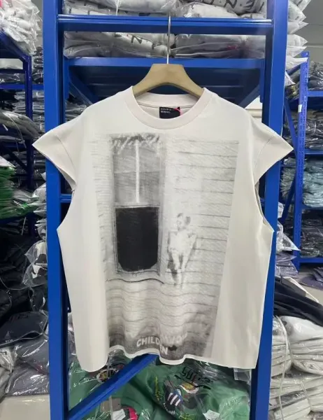 Design Graphic Print Oversized T-Shirt Off-White - 1