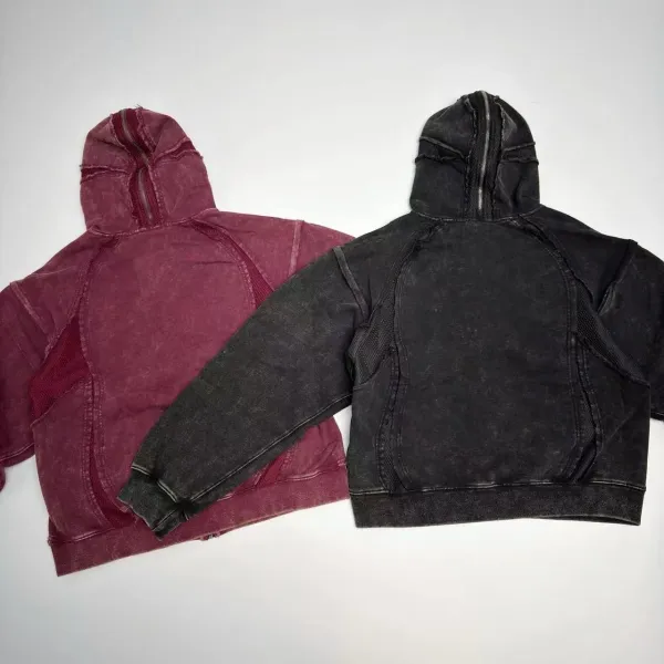 Adidas Originals Distressed Hooded Track Jacket Black Hoodie - 13