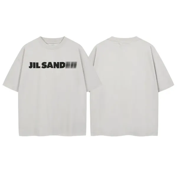 Jil Sander JIL SAND III Logo T-Shirt Light Gray T-Shirt - 1