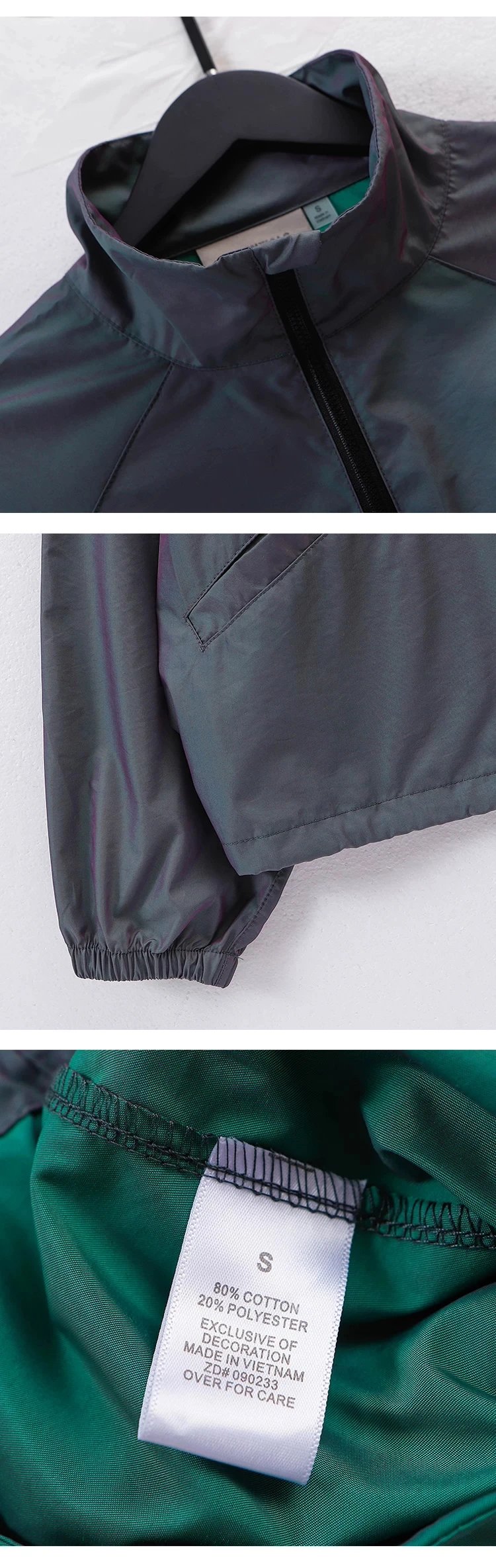 Fear of God Essentials Half-Zip Windbreaker Sage Green Outerwear - 11