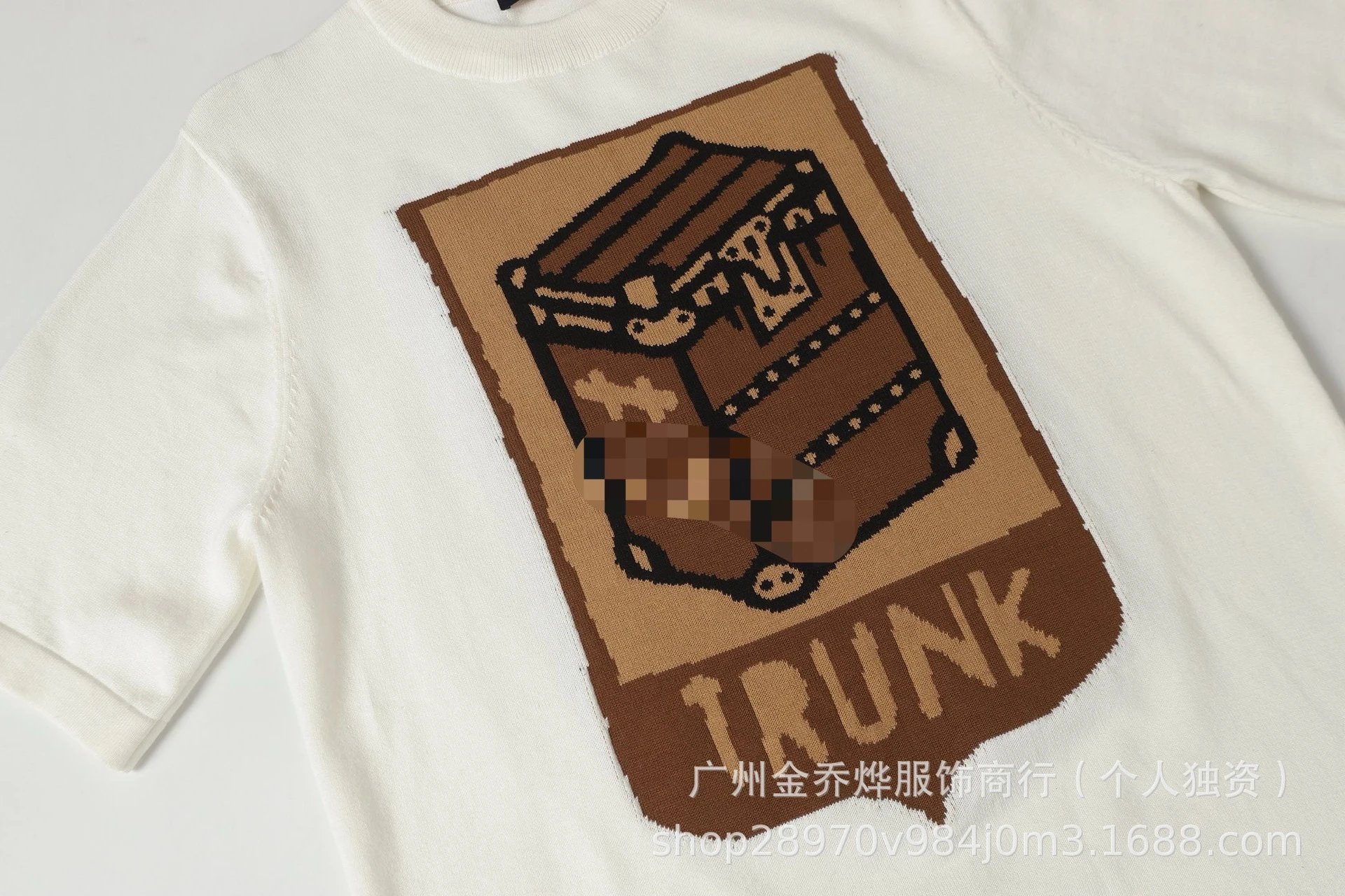 Design Mushroom Print Black T-Shirt - 8
