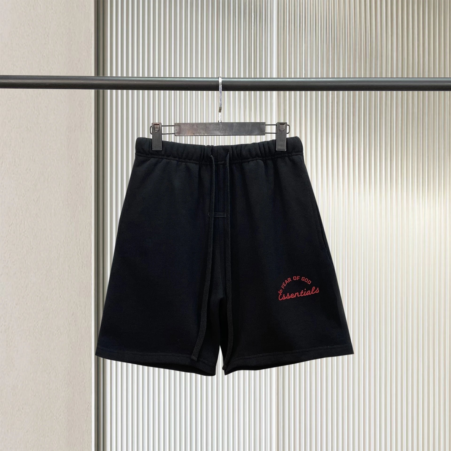 Fear of God Essentials Relaxed Fit Heather Gray Sweat Shorts - 9