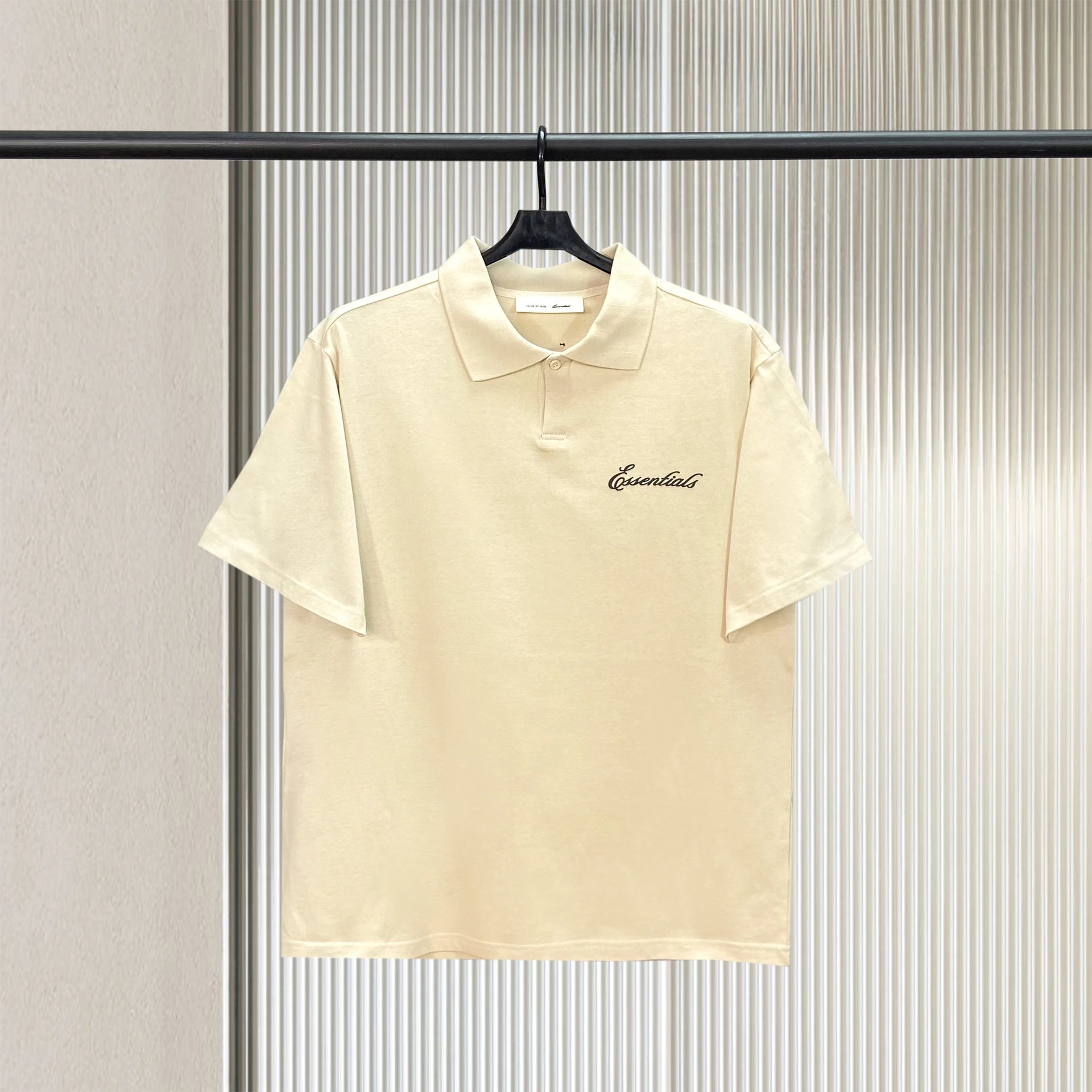 Essentials Logo Embroidered Polo Brown Polo Shirt - 10