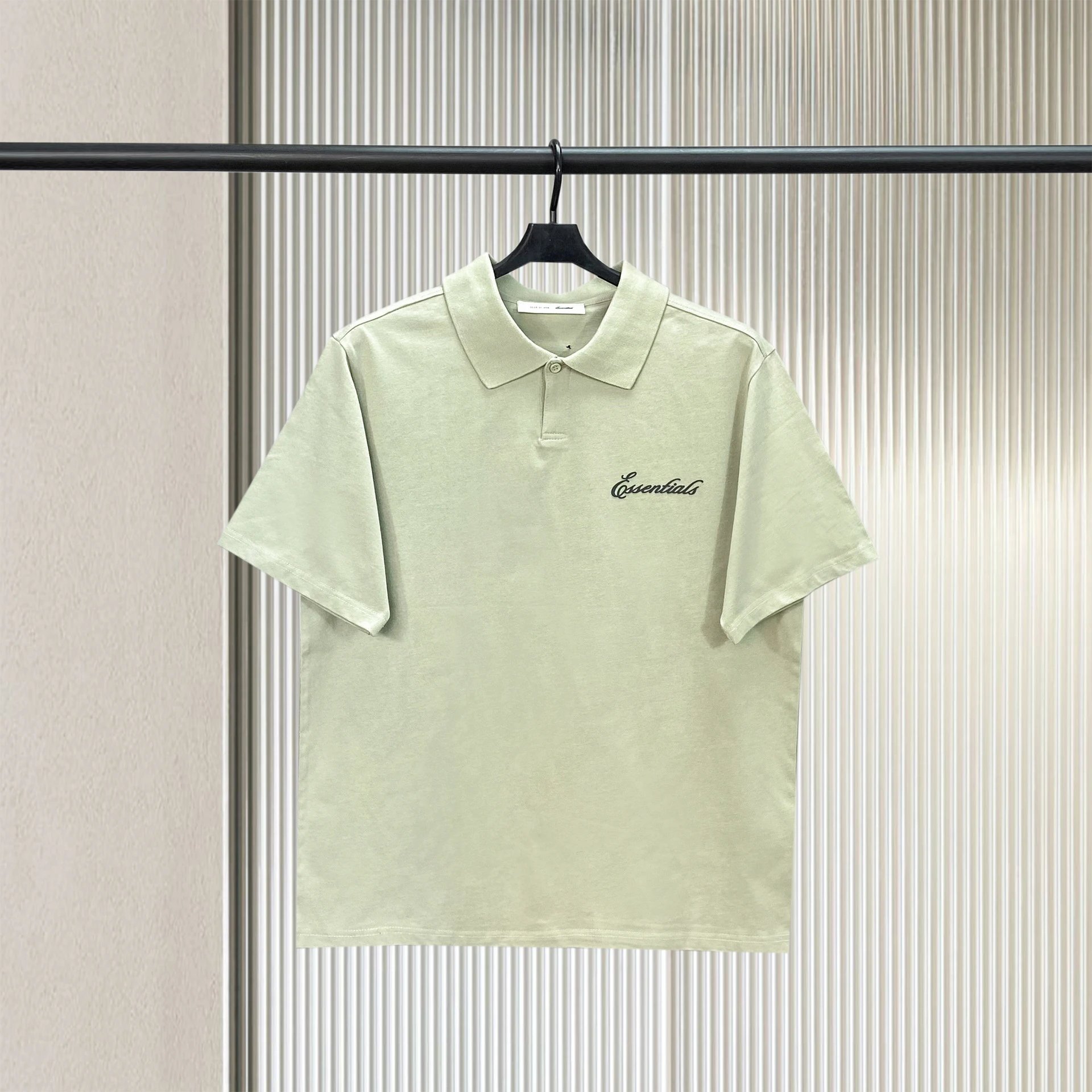 Essentials Logo Embroidered Polo Brown Polo Shirt - 11