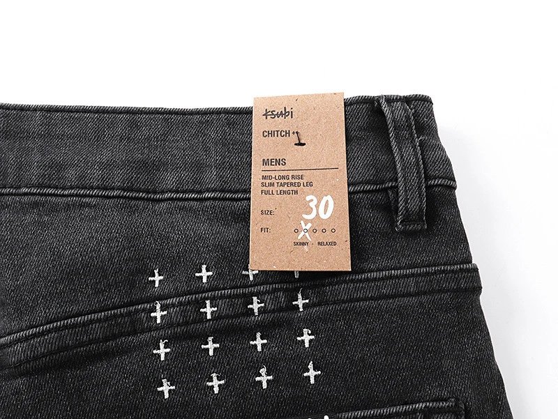 Denim Tears x Ksubi All Over Print Denim Jeans Blue - 13