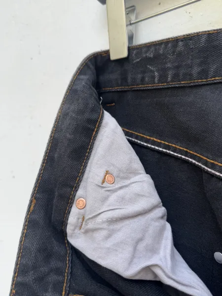 Acne Studios Distressed Black Denim Jeans - 12