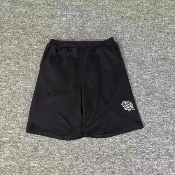 Design Abstract Logo Black Performance Shorts - 1