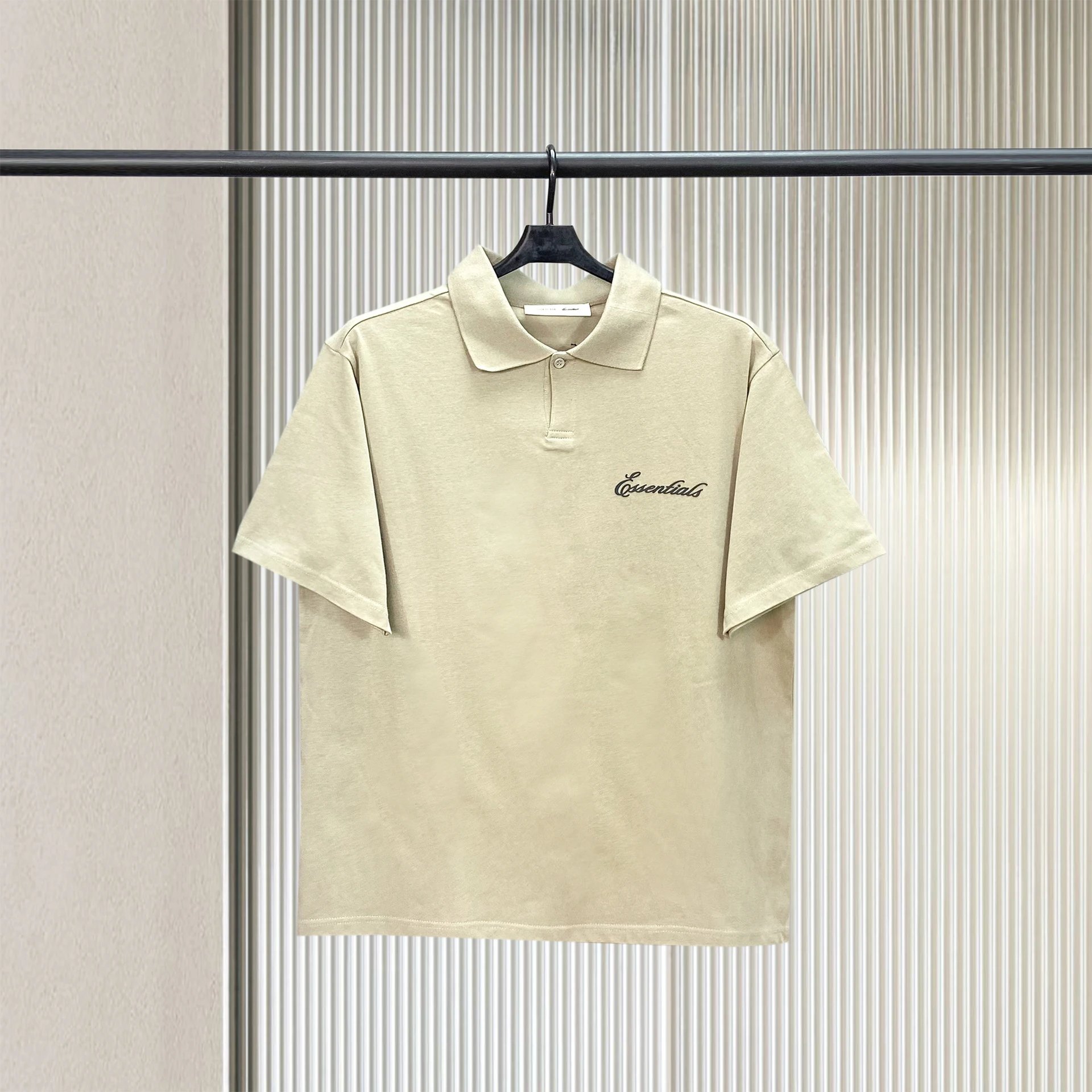 Essentials Logo Embroidered Polo Brown Polo Shirt - 9