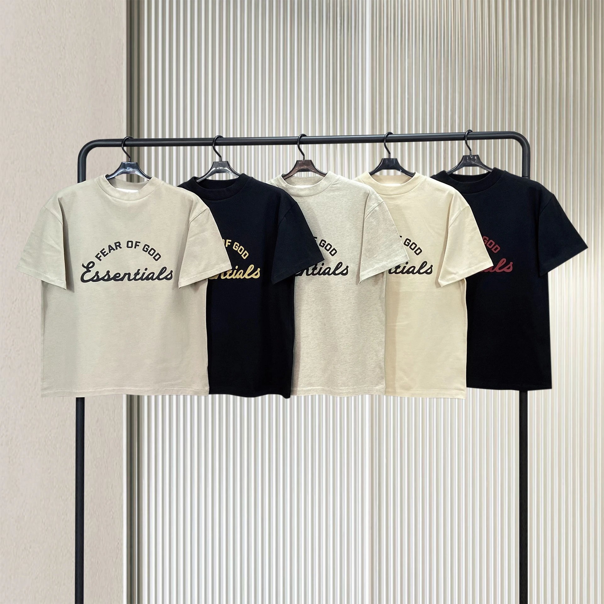 Fear of God Essentials Arch Logo Black T-Shirt - 4