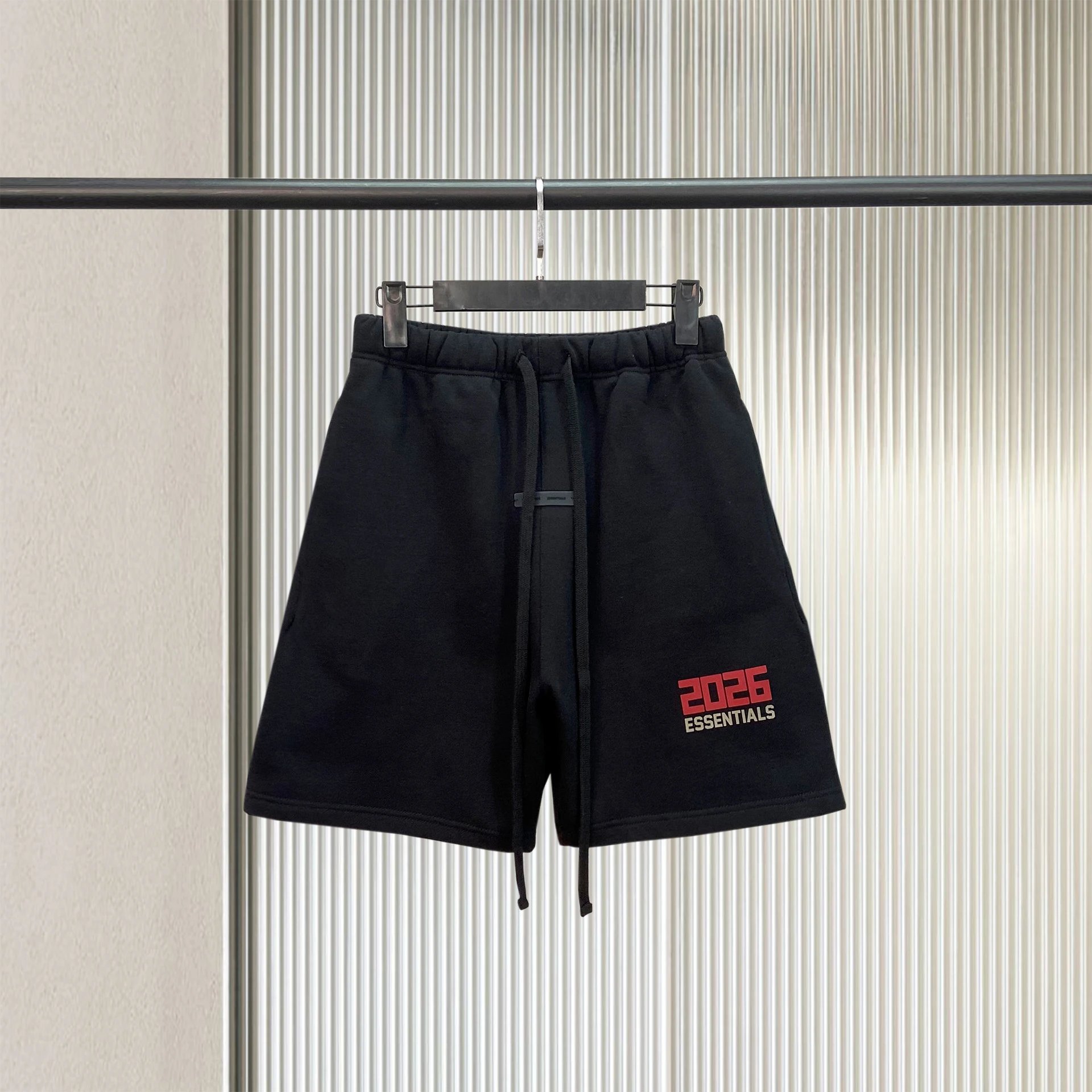 Fear of God Essentials 2026 Logo Shorts Beige - 7