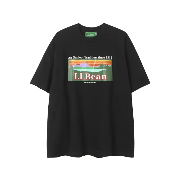 Design L.L.Bean Outdoor Tradition Graphic Black T-Shirt T-Shirts - 1