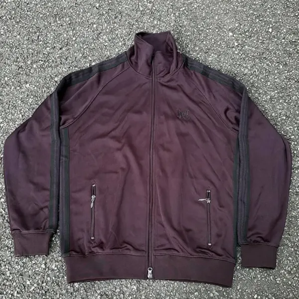 Adidas Originals Track Jacket Burgundy Outerwear - 1