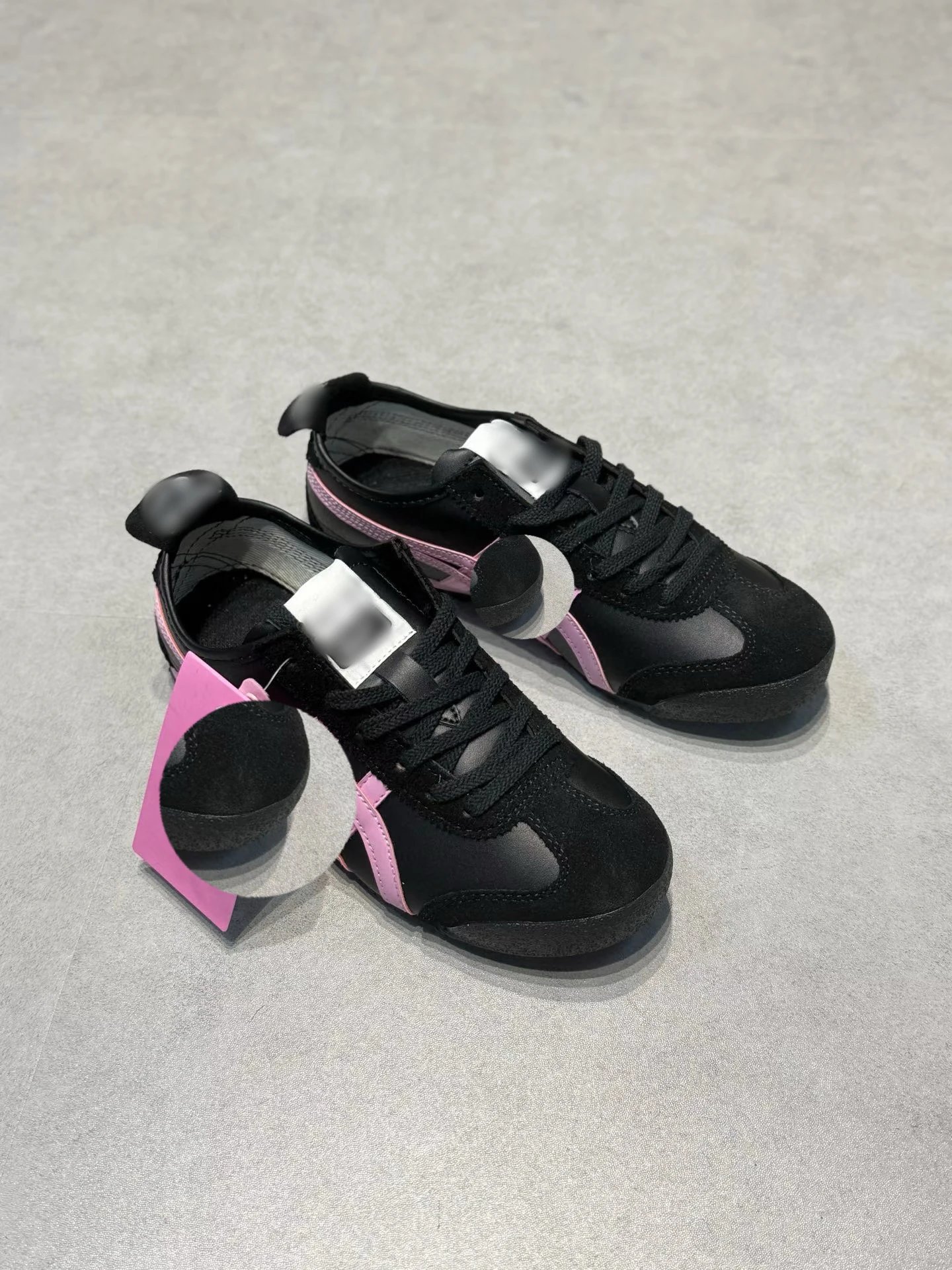 Onitsuka Tiger Mexico 66 Beige Pink Suede Sneakers - 11