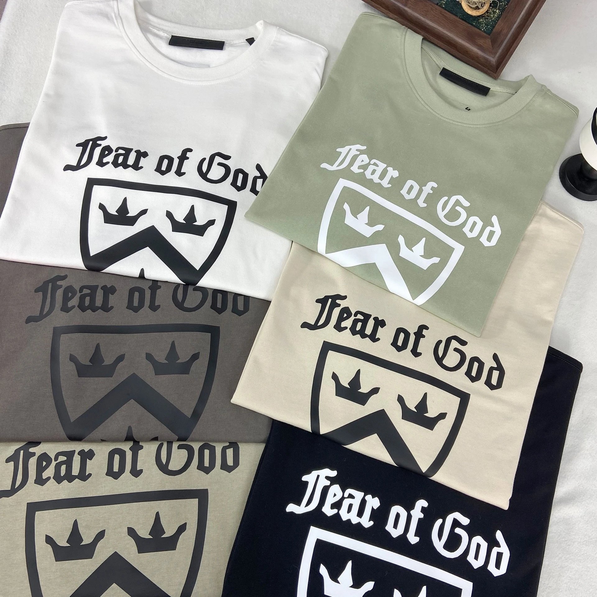 Fear of God University Beige T-Shirt - 13