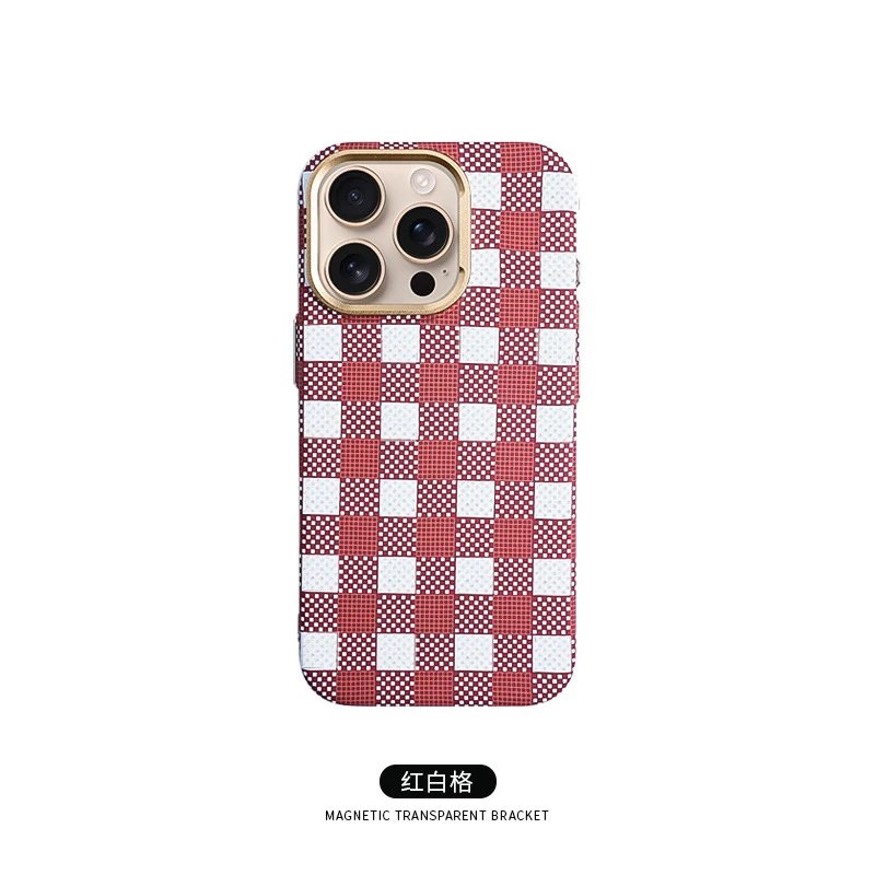 Design Magnetic Transparent Bracket Phone Case in Polar Light Green - 24