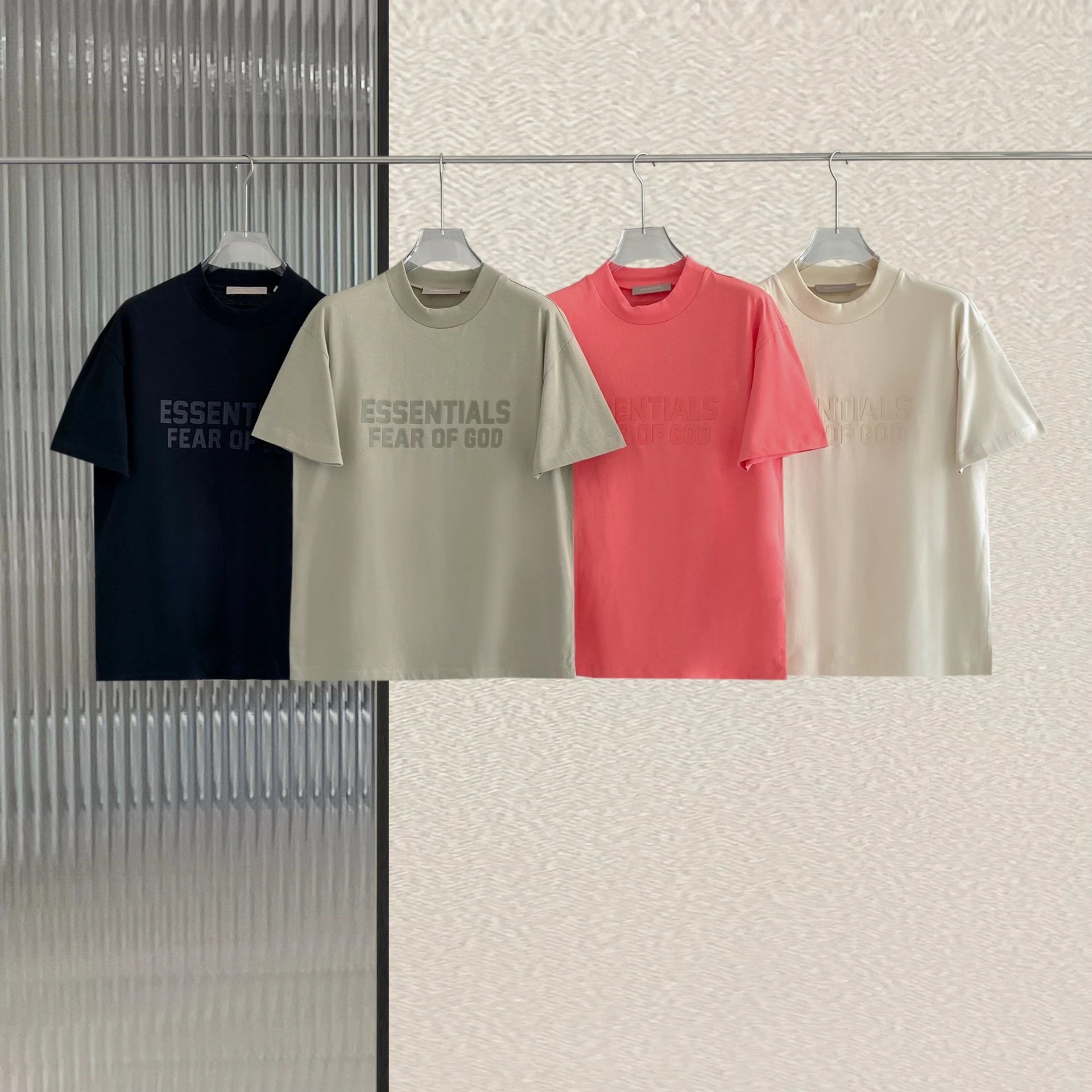 Fear of God Essentials Logo Print Black T-Shirt - 3