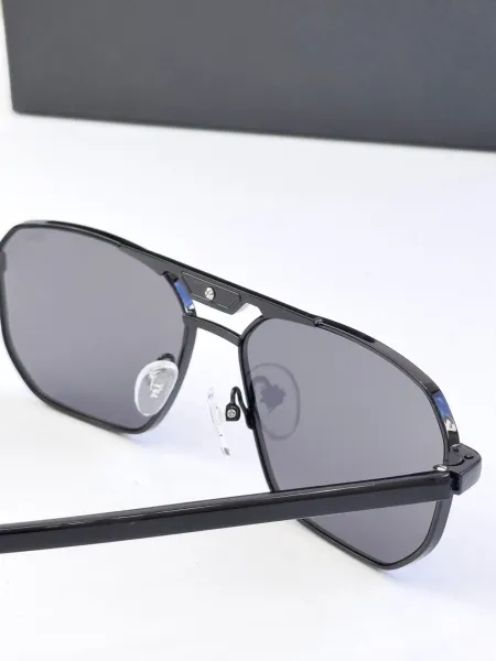 Prada Aviator-Style Sunglasses in Silver Frame with Mirror, Yellow, Brown, and Gray Lenses - 7