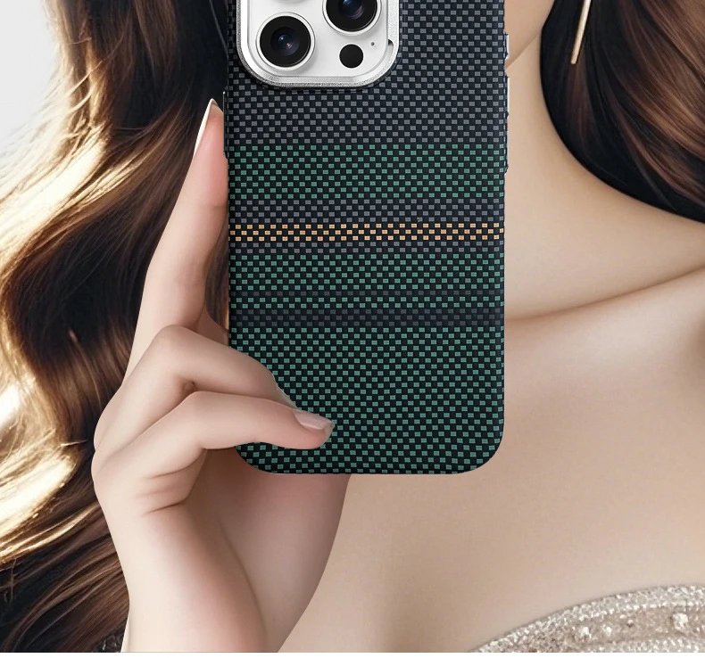Design Magnetic Transparent Bracket Phone Case in Polar Light Green - 8