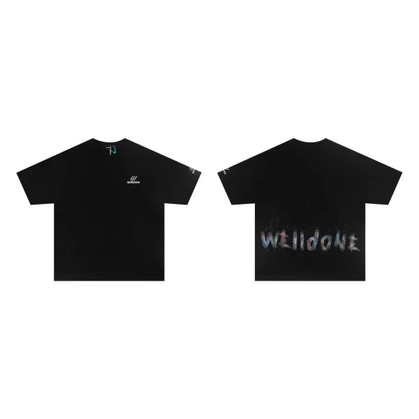 Design WellDone Graphic Print Black T-Shirt T-Shirts - 1