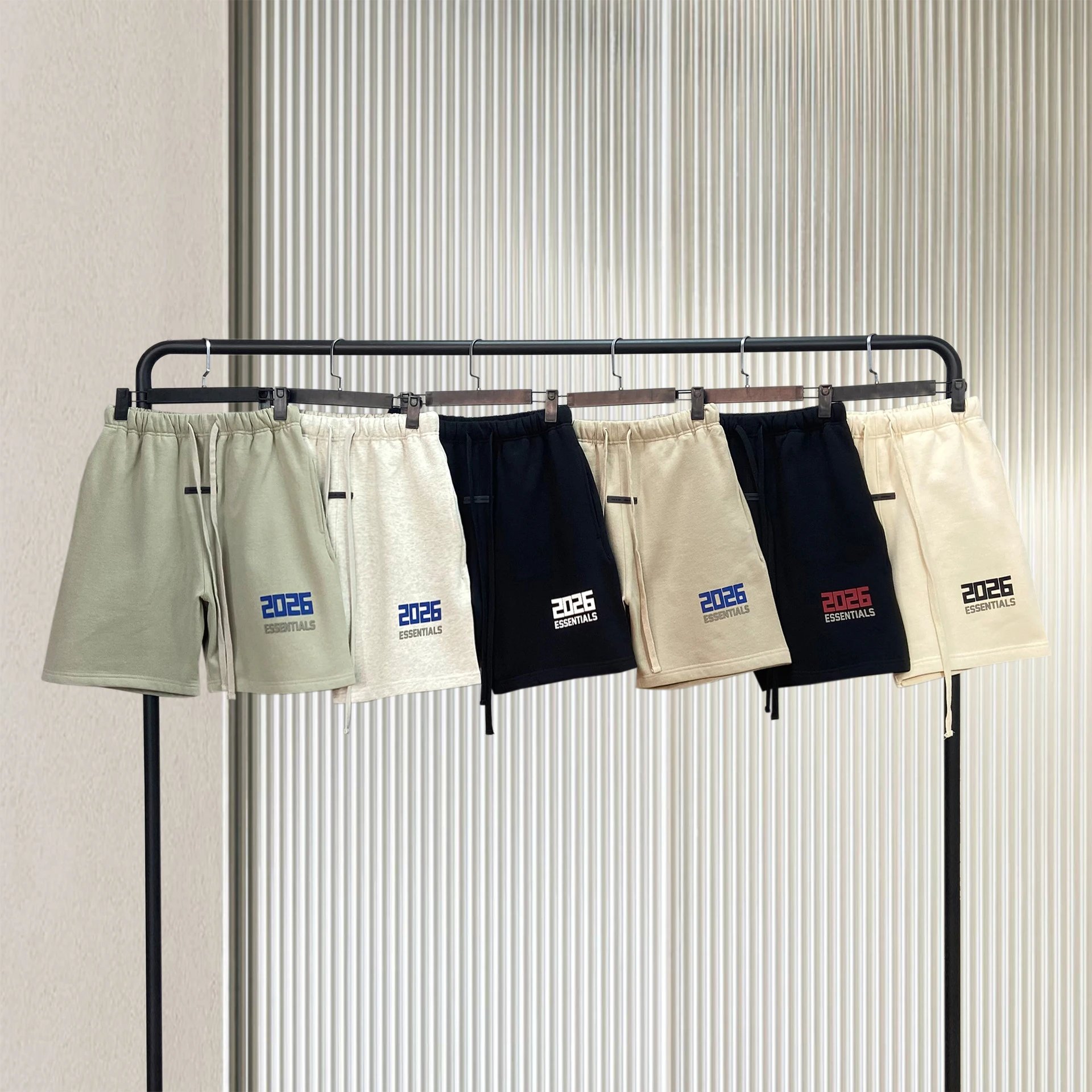 Fear of God Essentials 2026 Logo Shorts Beige - 3