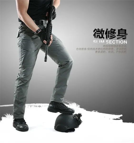 Design Tactical Cargo Pants Gray - 11