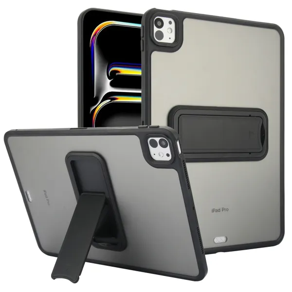 Apple iPad Pro Case with Kickstand in Gray and Black Phone Accessories - 1
