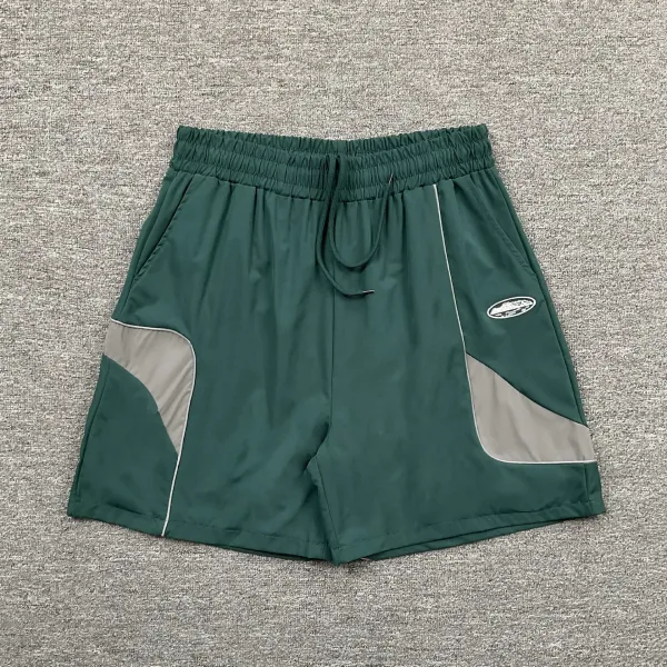 Design Performance Shorts Teal with Gray Panels - 5