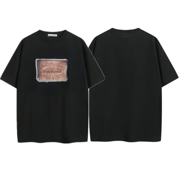Acne Studios Stockholm 1996 Distressed Pink T-Shirt - 5