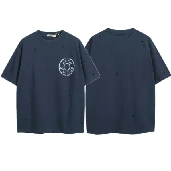 Acne Studios Stockholm 1996 Distressed Pink T-Shirt - 21