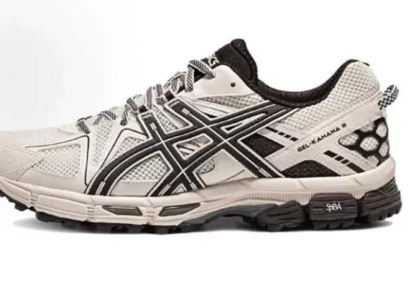 Asics Gel-Kayano 6 White / Black Running Shoes - 1