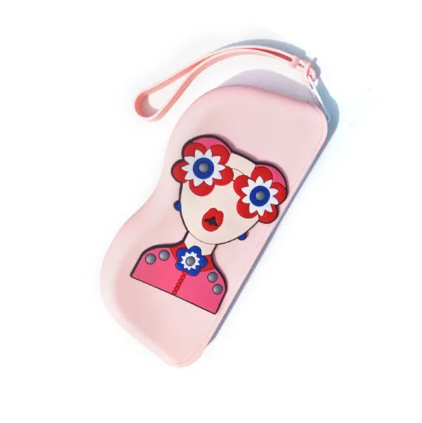 Design Floral Girl Wristlet Pink Clutch Clutches - 1