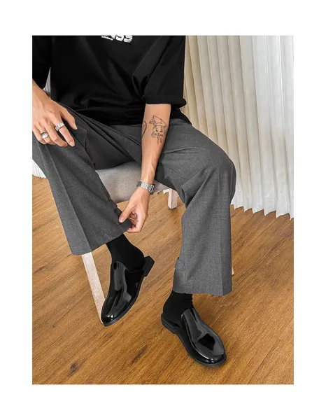 Design Classic Slip-On Mule Black Slippers - 5