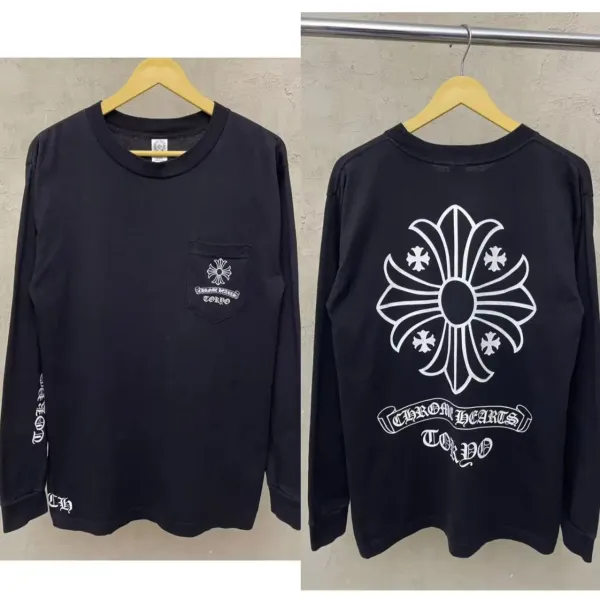 Chrome Hearts Tokyo Long Sleeve T-Shirt Black - 1