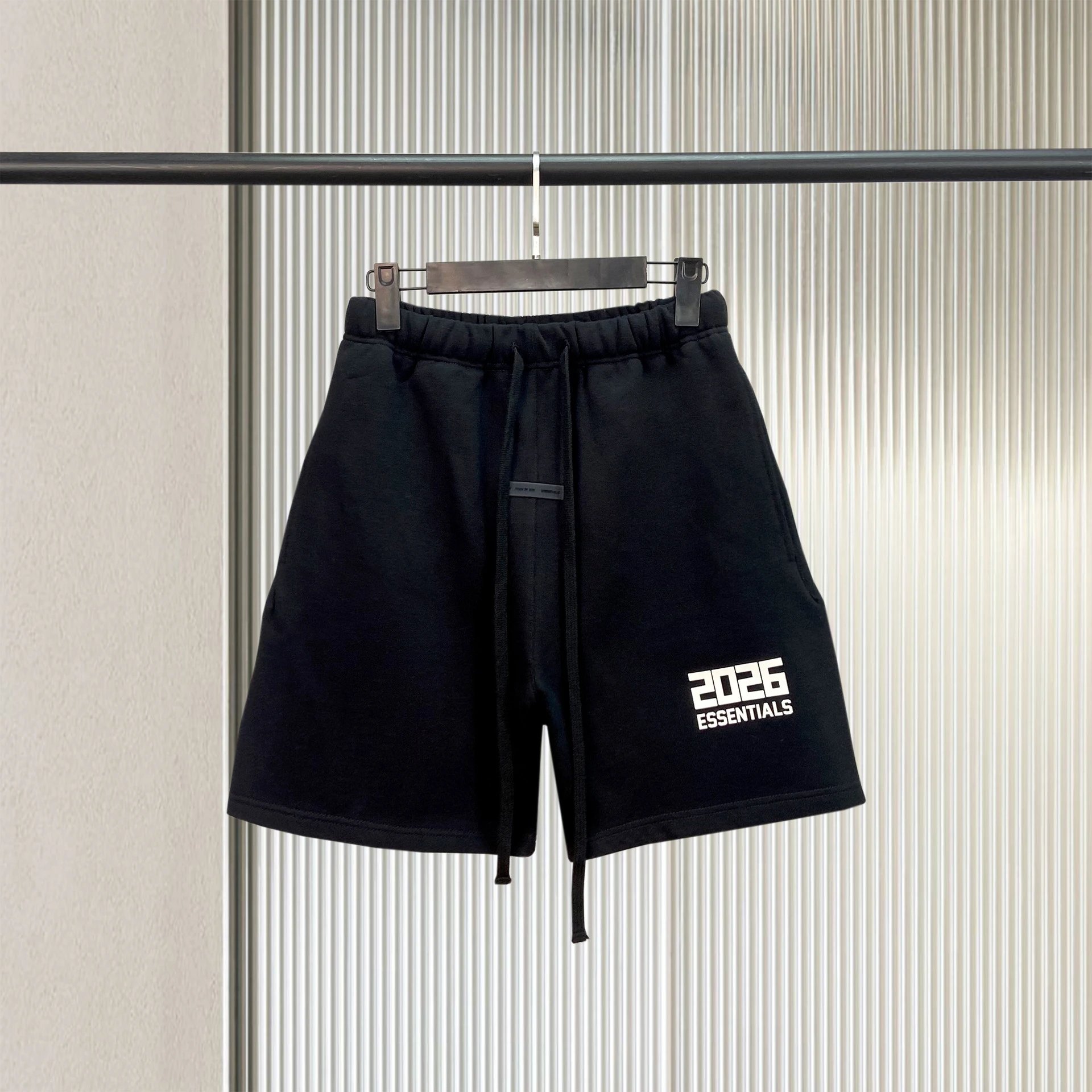 Fear of God Essentials 2026 Logo Shorts Beige - 9
