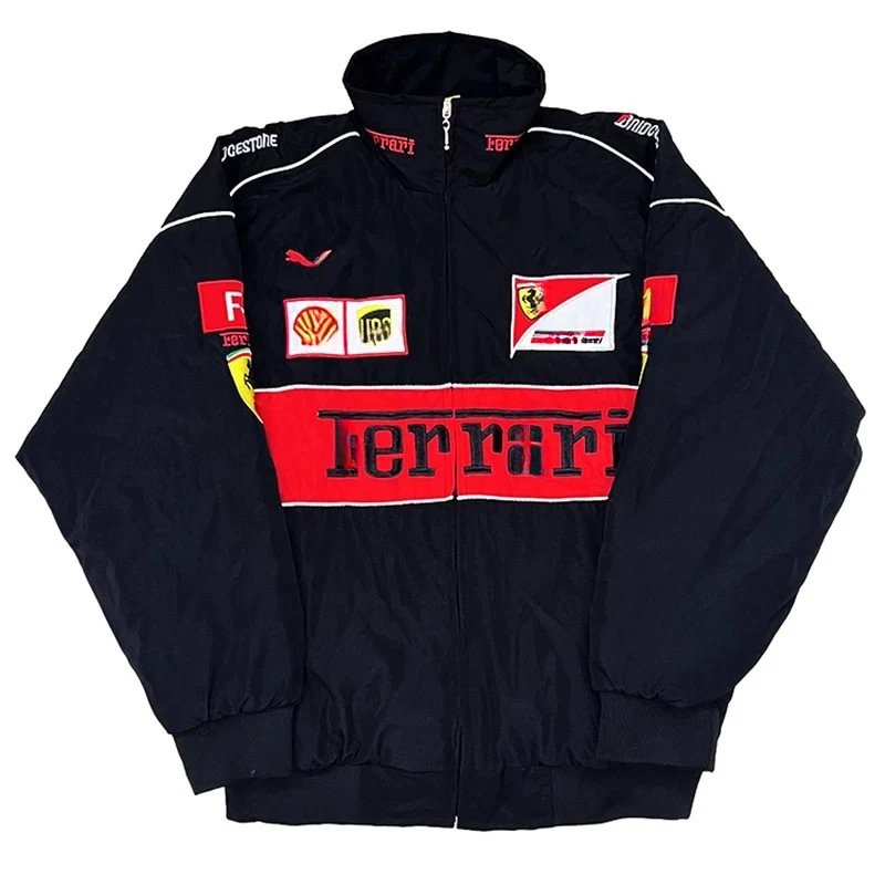 Black Ferrari [Embroidered Padded Version]