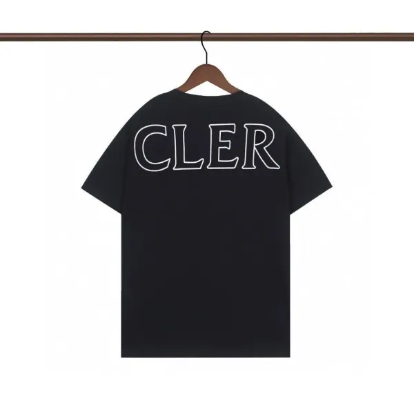 Design CLER Outline Logo Black T-Shirt T-Shirts - 1