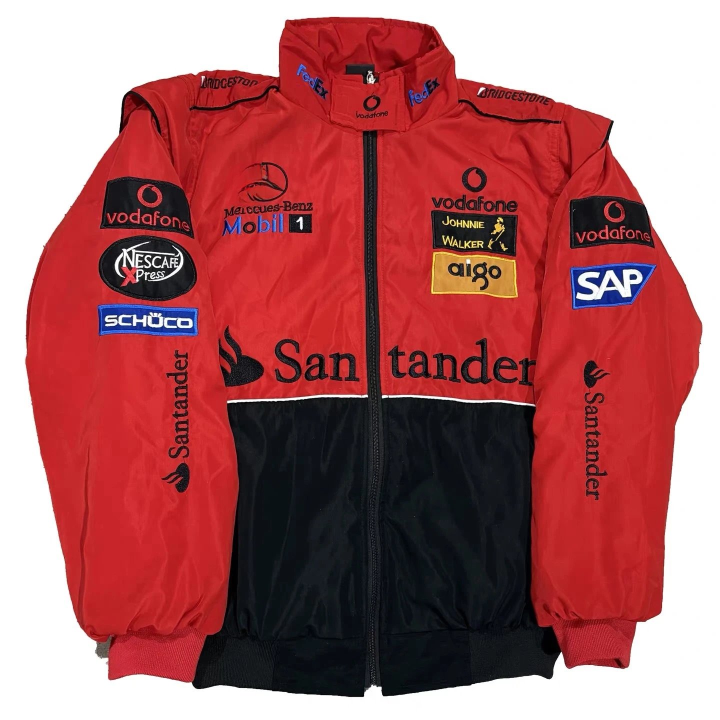 26 Model Black Red Mercedes-Benz [Embroidered Padded Version]
