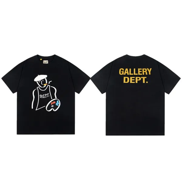 Gallery Dept Artist Graphic Black T-Shirt - 1