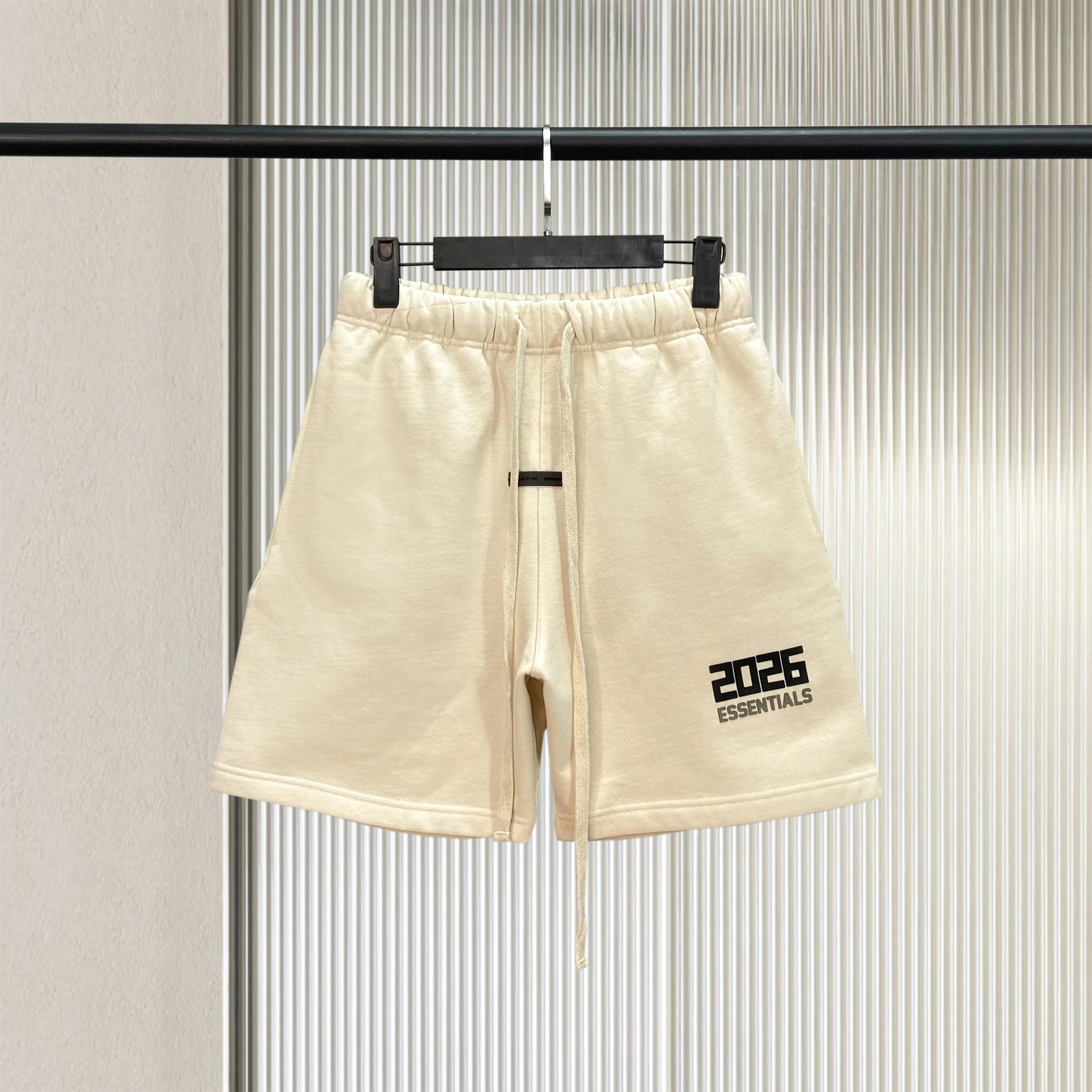 Fear of God Essentials 2026 Logo Shorts Beige - 10