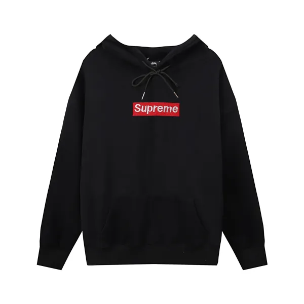 Supreme Box Logo Hoodie Black - 7