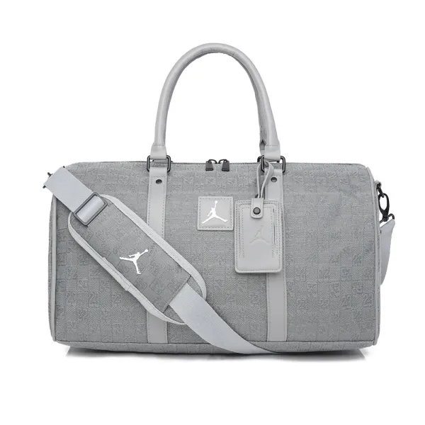 Air Jordan Duffle Bag Gray Monogram Travel Bag - 1