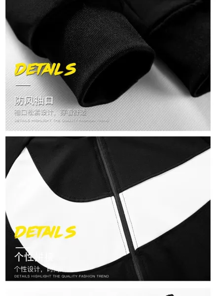 Nike Fleece Tracksuit Set Black / Gray - 19