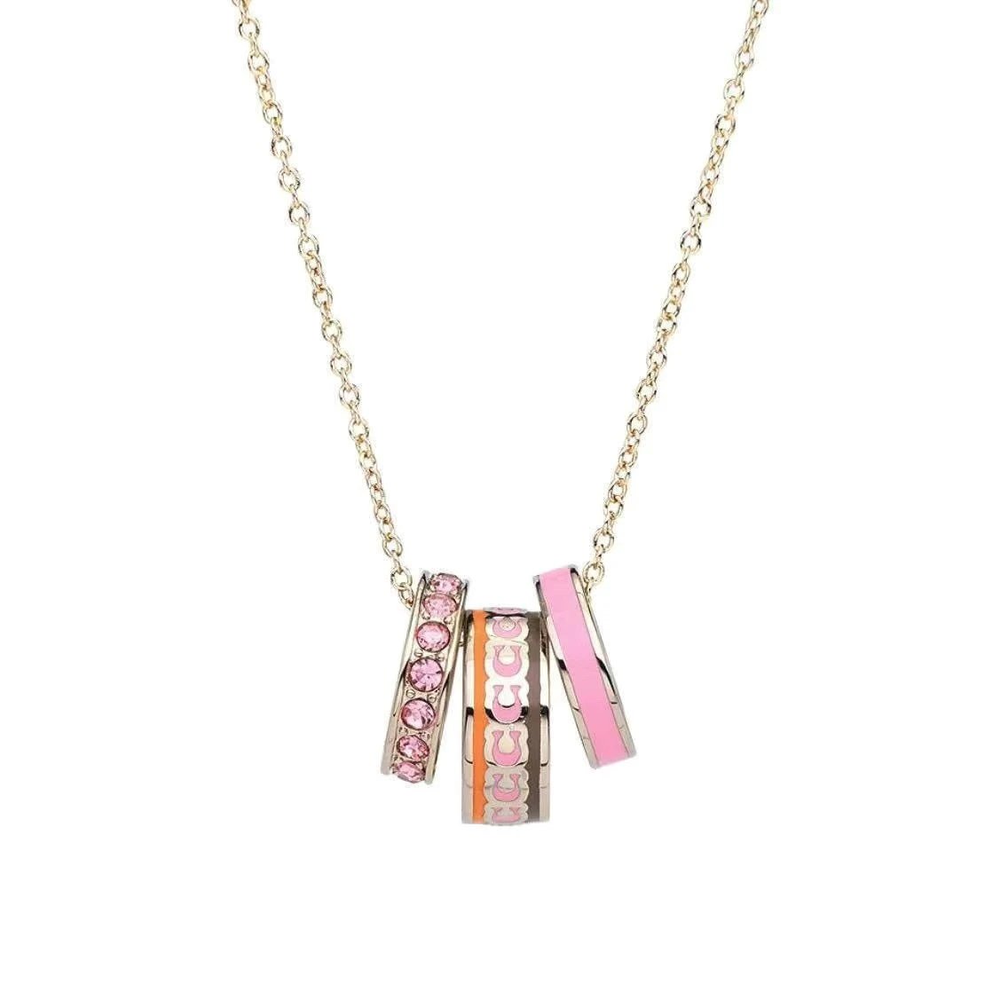 Narrow Pink Three-Ring - 015