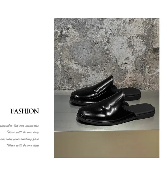 Design Classic Slip-On Mule Black Slippers - 11