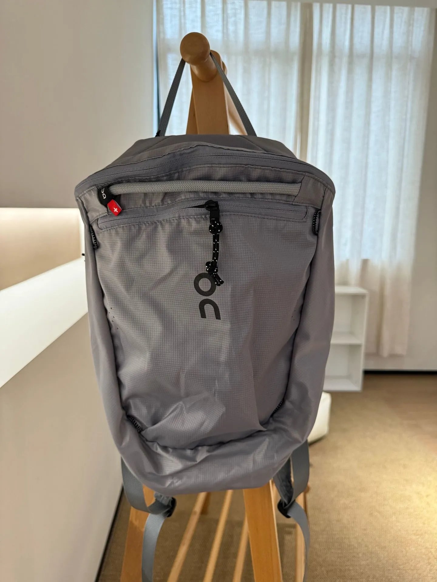 On Running Cloud Backpack Orange Red Backpack - 11