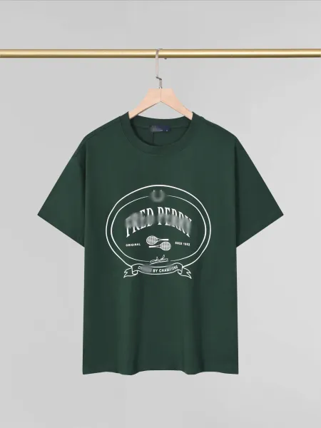 Fred Perry Heritage Oval Logo Green T-Shirt - 1