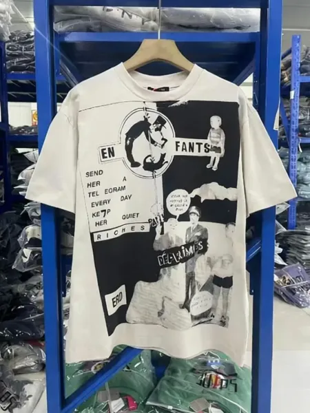 Enfants Riches Déprimés Graphic Print Beige T-Shirt - 1