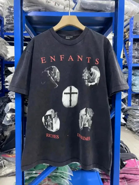 Enfants Riches Déprimés Graphic Print Oversized T-Shirt Black - 1