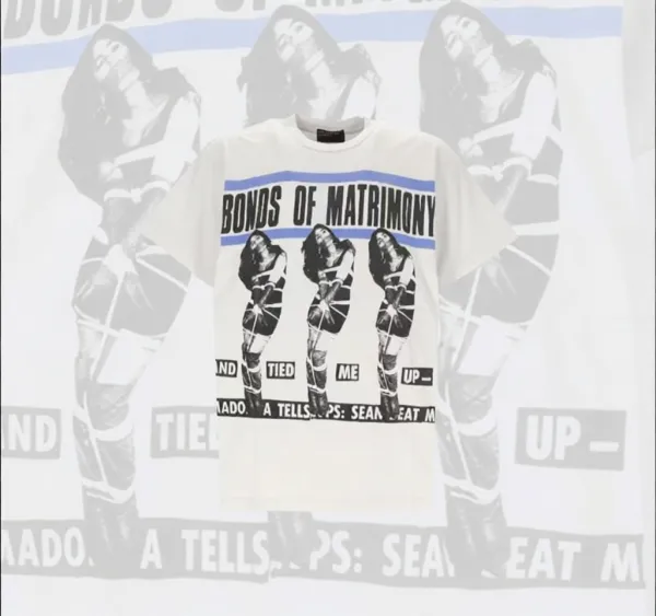 Design Bonds of Matrimony Graphic T-Shirt White - 1